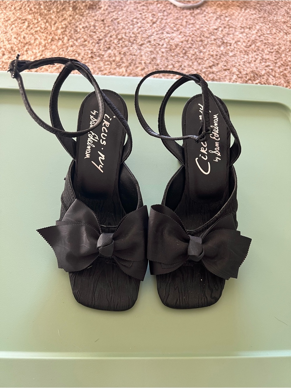 Circus NY by Sam Edelman Wilma Black Bow Heels